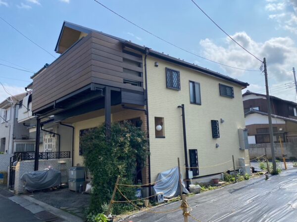 東京都目黒区にて屋根塗装・外壁塗装〈助成金を利用した塗装工事〉の施工後写真